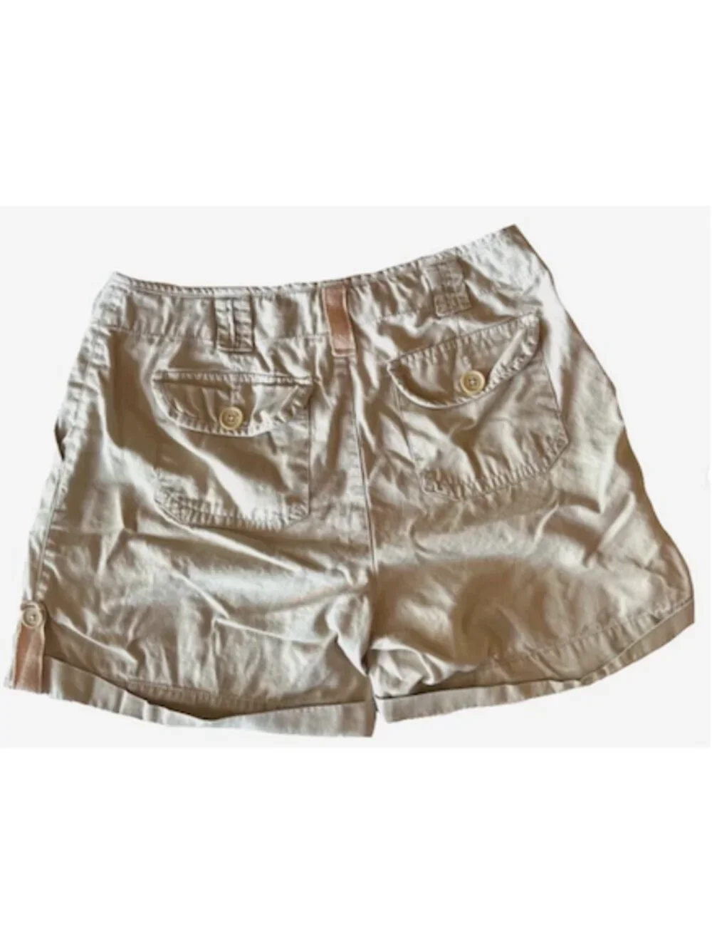 Vintage Duck Head Khaki Chino Shorts Womens Size 12 Preppy Classic Cotton Casual